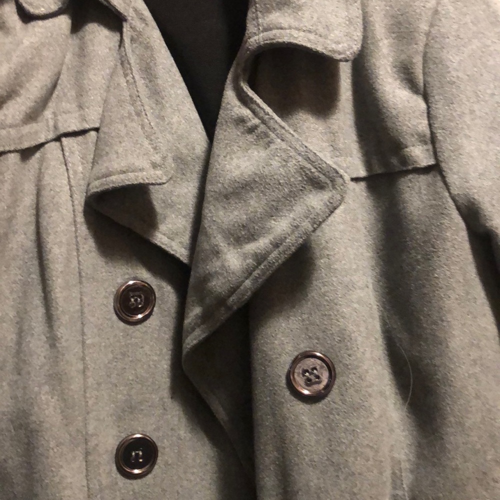 Grey coat